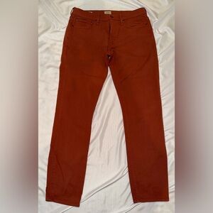 J. Crew Dark Burnt Orange 5-pocket style
